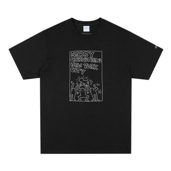 Noah Nyc Shirts Noah X Keith Haring Merry Christmas Nyc Tee Poshmark
